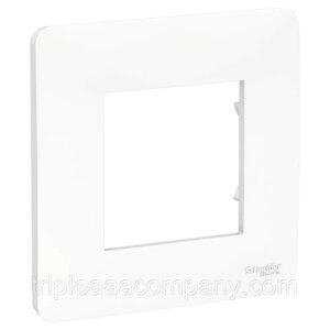 S454 рамка 1-ная "UNICA studio" белый NU200218 (20)