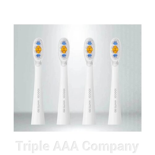 Сменные зубные щетки для Soocas PT1 (4шт в комплекте) Белый