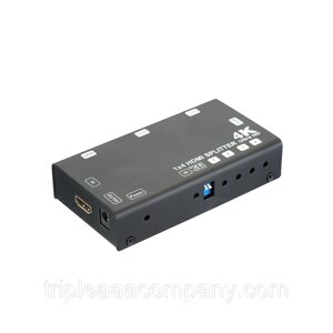 Сплиттер 1x4 HDMI 4K 3D HS-4P4k-60HD3d