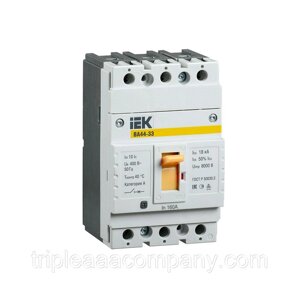 SVA4410-3-0063 автомат выключатель ва44 33 3р 63а 15ка IEK