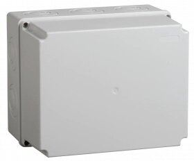 UKO10-240-195-165-K41-55 IEK Коробка распаячная КМ41274 для о/п 240х195х165мм IP55 (RAL 7035, кабельные вводы