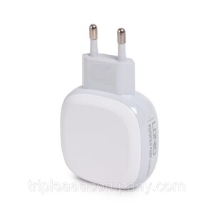 Универсальное зарядное устройство LDNIO A3510Q 2*USB A/1*USB Type C Lightning Белый