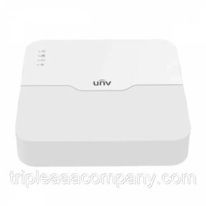 Видеорегистратор IP 4-канальный, 4 poe, 1 SATA HDD до 6 тб запись 4к "UNV" NVR301-04LS3-P4 NEW