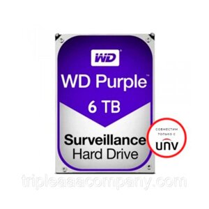 WD61PURX жесткий диск 6000гб WD purple