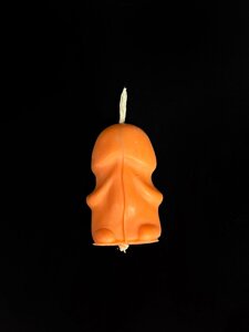 Ароматическая свеча в виде маленького пениса - аромат малины