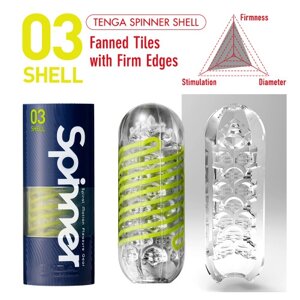 Мастурбатор TENGA SPINNER Shell (со спиралью)