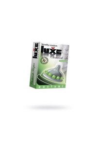 Презерватив с шариками Luxe Exclusive - Заводной искуситель