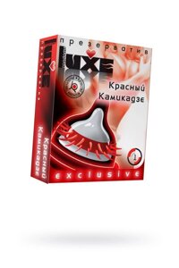Презерватив с усиками Luxe Exclusive - Красный камикадзе