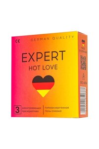 Презервативы с разогревающим эффектом Expert - Hot Love