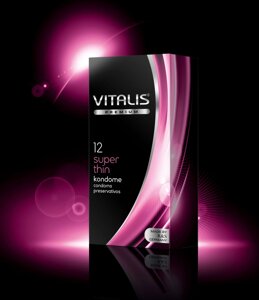 Презервативы Vitalis Premium Super Thin - ультратонкие