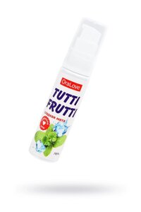 Съедобная смазка Tutti-Frutti - Сладкая мята