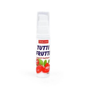Съедобная смазка Tutti-Frutti - Сладкий барбарис