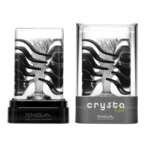 Tenga Crysta Leaf - прозрачный мастурбатор с интенсивным рельефом