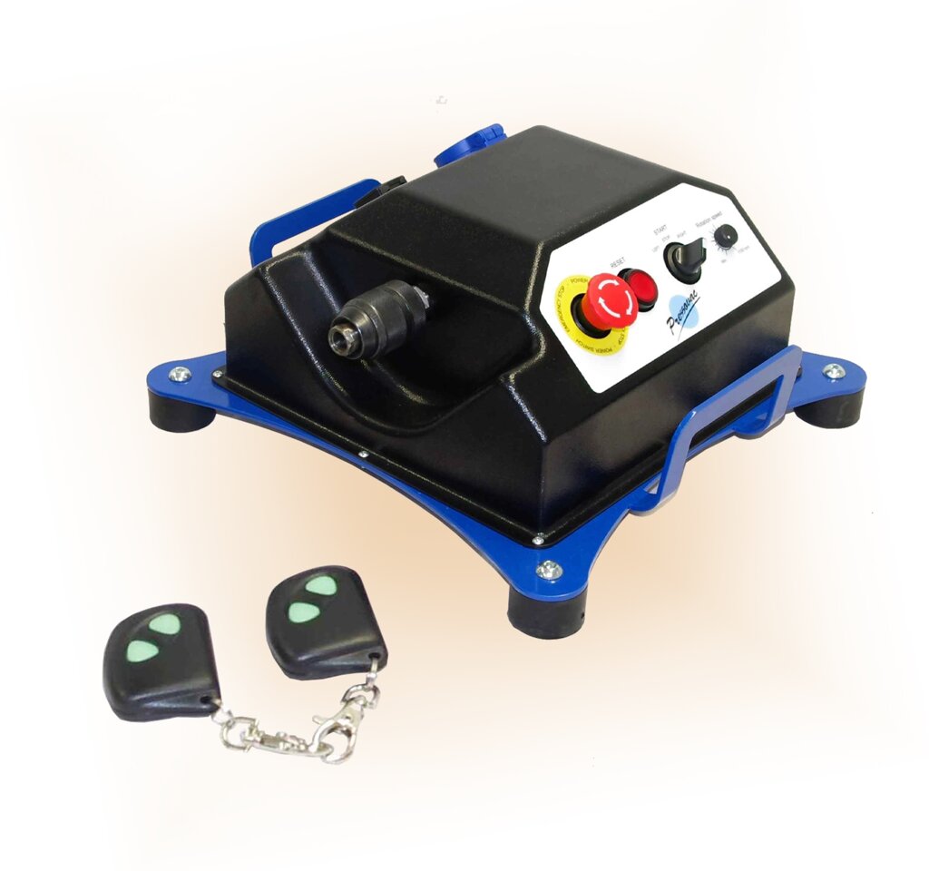 Электрическая машина E-BOX с беспроводным пультом ДУ от компании ООО "Веконт-М" Оборудование для очистки вентиляции Pressovac - фото 1
