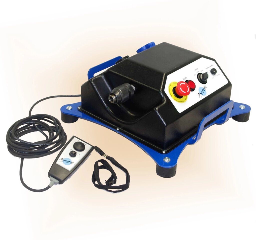 Электрическая машина E-BOX с ручным проводным пультом ДУ от компании ООО "Веконт-М" Оборудование для очистки вентиляции Pressovac - фото 1