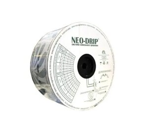 Капельная лента Neo Drip, 6милс, 16мм 10 см 1,6 л/ч, 1000м