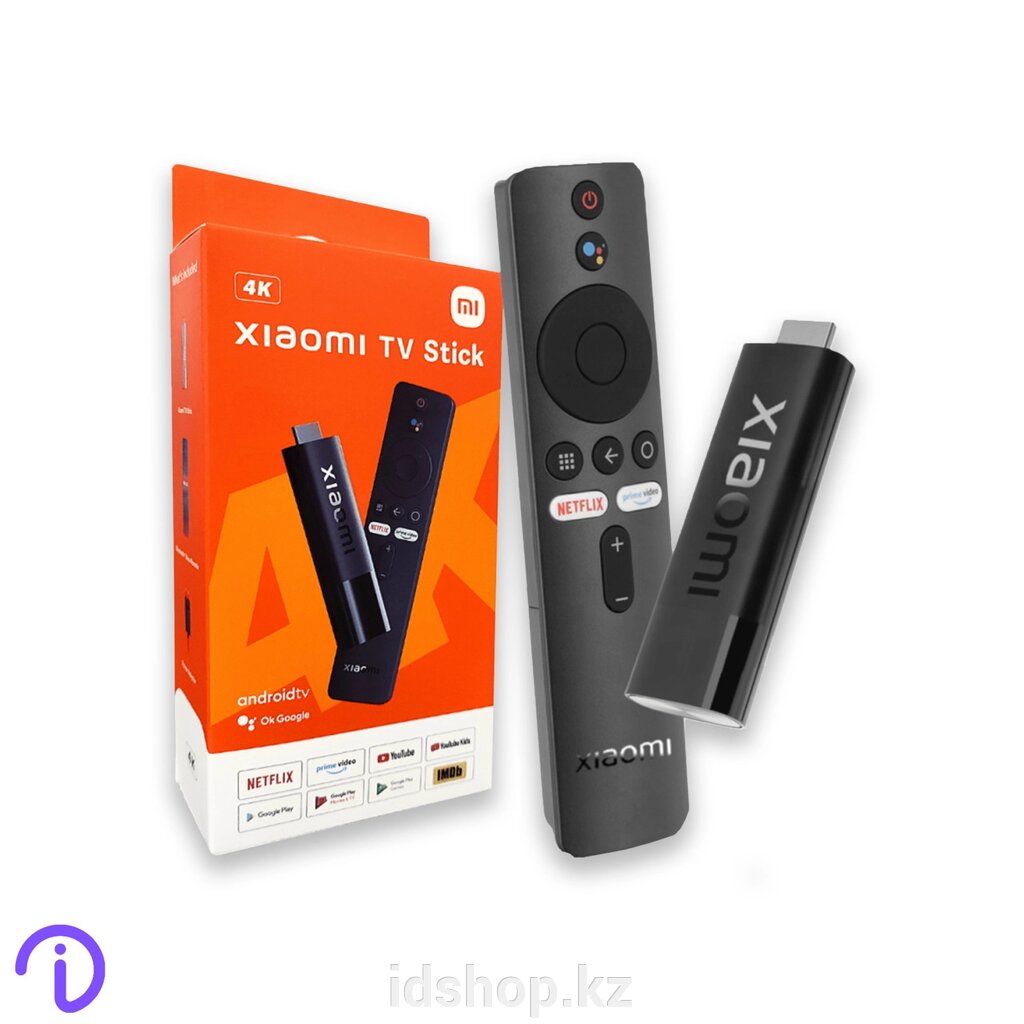 Медиаплеер Xiaomi Stick 4K 2/8Gb (Smart ТВ Приставка) от компании ТОО "iD Shop (айДи Шоп)" - фото 1