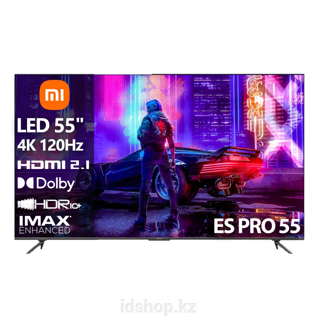 Телевизор Xiaomi ES PRO 55 [55"(140см) 4К 120Гц] от компании ТОО "iD Shop (айДи Шоп)" - фото 1