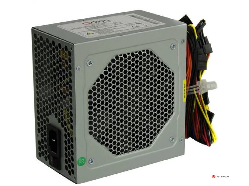 Блок питания ATX QD-350PNR, Ball Bearing Fan 12cm, 24+4pin, CPU4+4, 3*sata,2*molex,1*fdd pin, black coating OEM от компании turan - фото 1