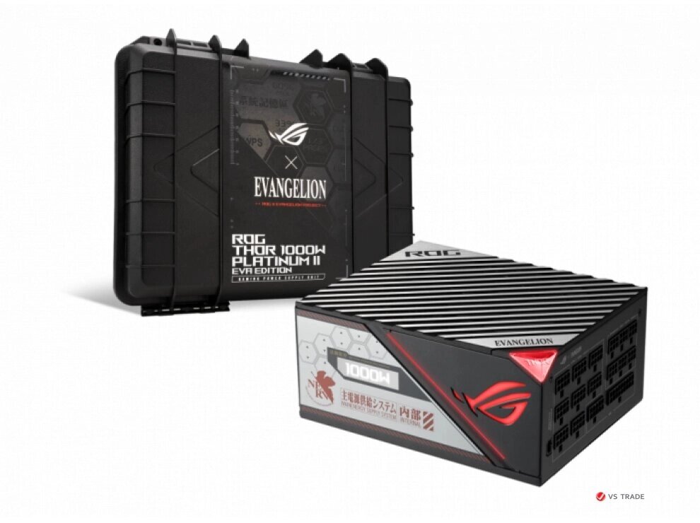 Блок питания ROG-THOR-1000P2-EVA-GAMING 1000W/ATX12V/13.5cm/EU/80+Platinum, Full modular, ROG-THOR-1000P2-GAMING от компании turan - фото 1