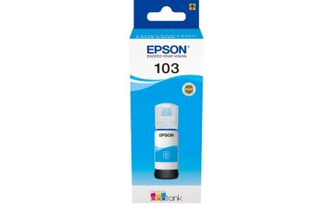 Чернила Epson C13T00S24A для 103 EcoTank L3100/L3101/L3110/L3150 голубой от компании turan - фото 1