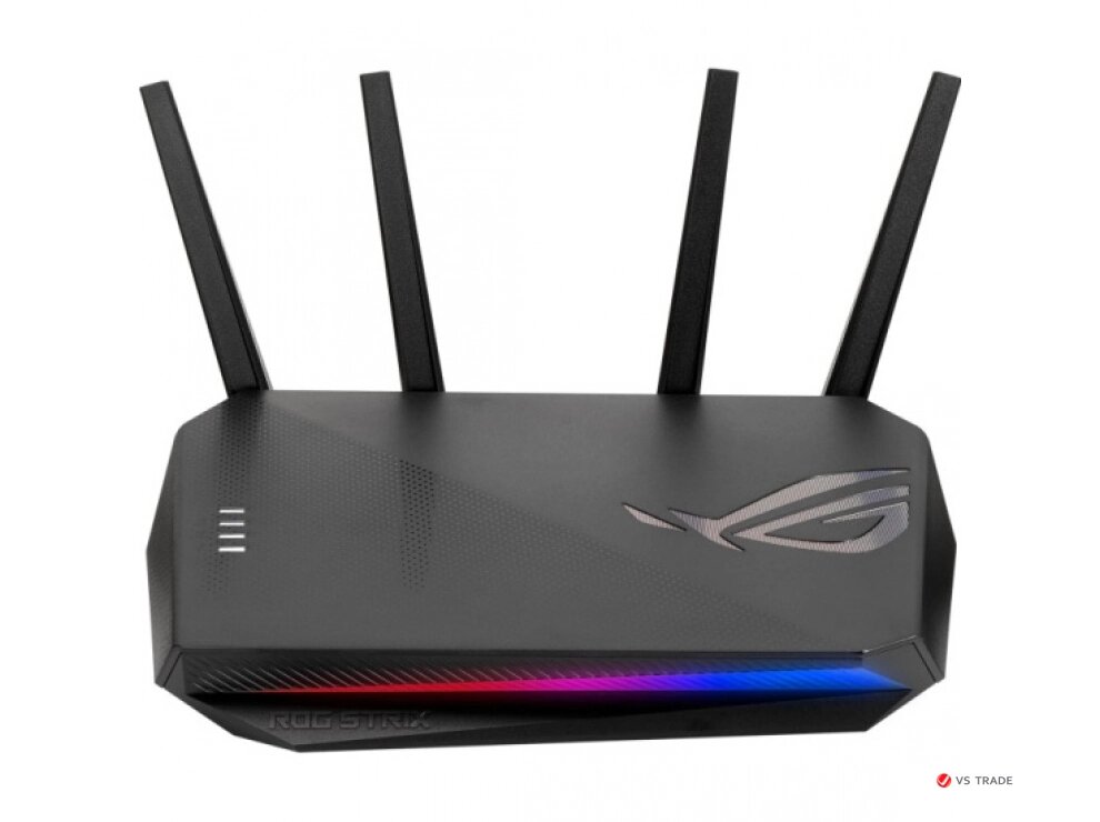 Двухдиапазонный маршрутизатор ROG Strix GS-AX5400: Wi-Fi 6, cовместимость с PS5, Adaptive QoS, VPN Fusion, port fwd, от компании turan - фото 1