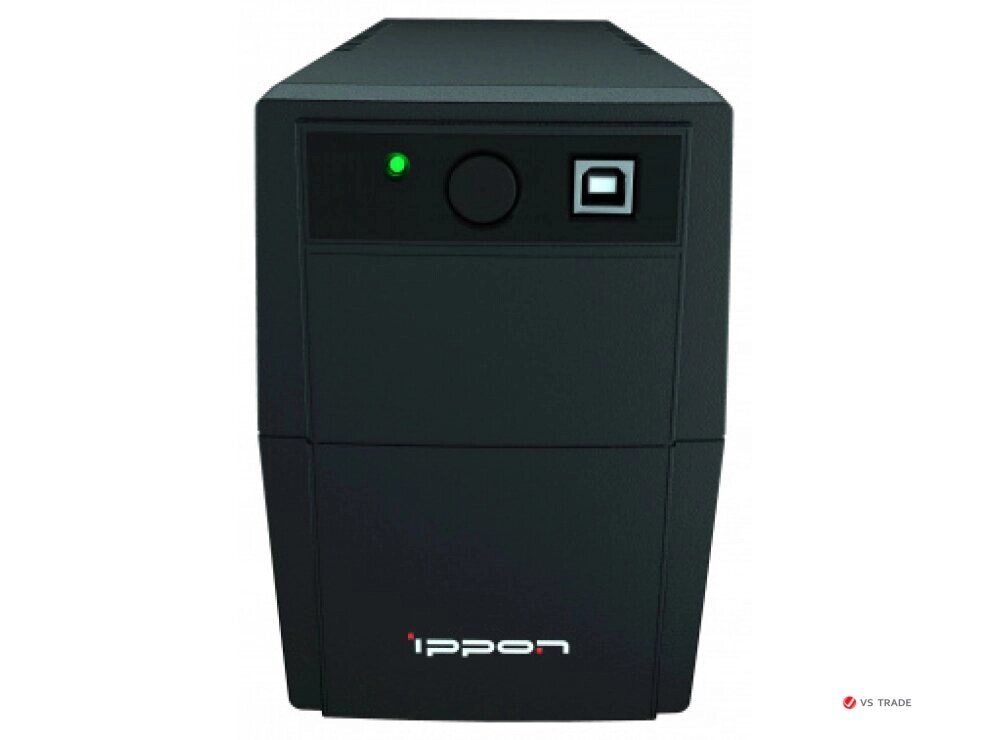 ИБП Ippon Back Basic 850S Euro, 850VA, 480Вт, AVR 162-275В, 3хEURO, управление по USB, без комлекта кабелей от компании turan - фото 1