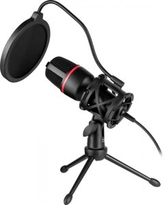 Игровой стрим микрофон Defender Forte GMC 300 черный