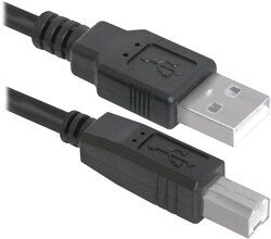 Кабель defender USB04-06 USB2.0 AM-BM, 1.8м (для принтера)