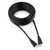 Кабель HDMI Cablexpert CC-HDMI4-10M, 10м, v2.0, 19M/19M, черный, позол. разъемы, экран, пакет от компании turan - фото 1