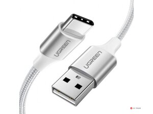 Кабель ugreen US264 USB 2.0 C M/M ABS cover 1m (white)