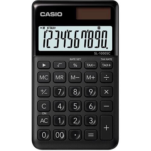 Калькулятор карманный CASIO SL-1000SC-BK-W-EP от компании turan - фото 1