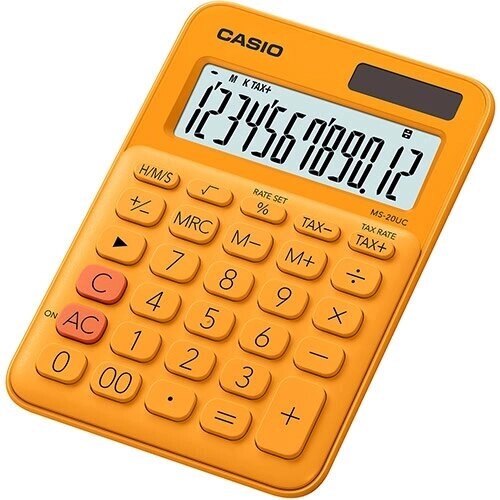 Калькулятор настольный CASIO MS-20UC-RG-W-EC от компании turan - фото 1