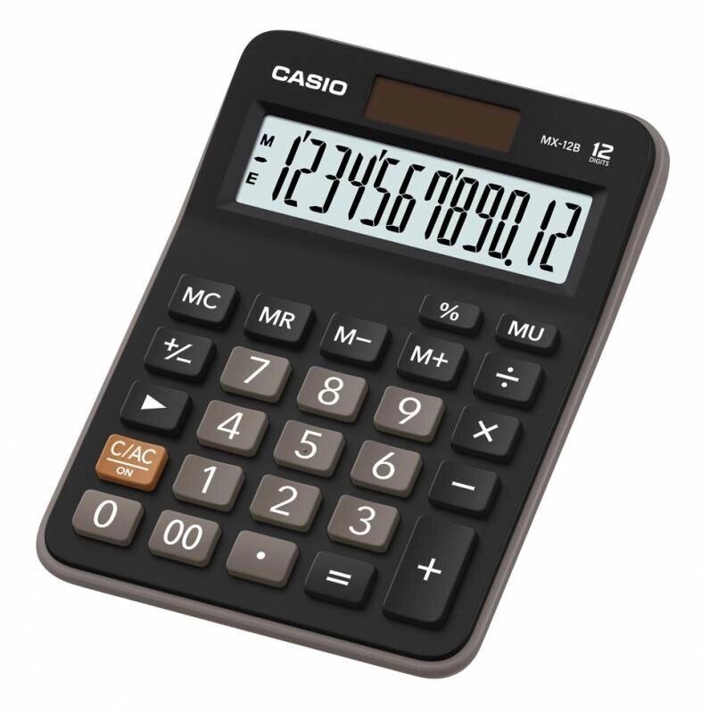 Калькулятор настольный CASIO MX-12B-W-EC от компании turan - фото 1