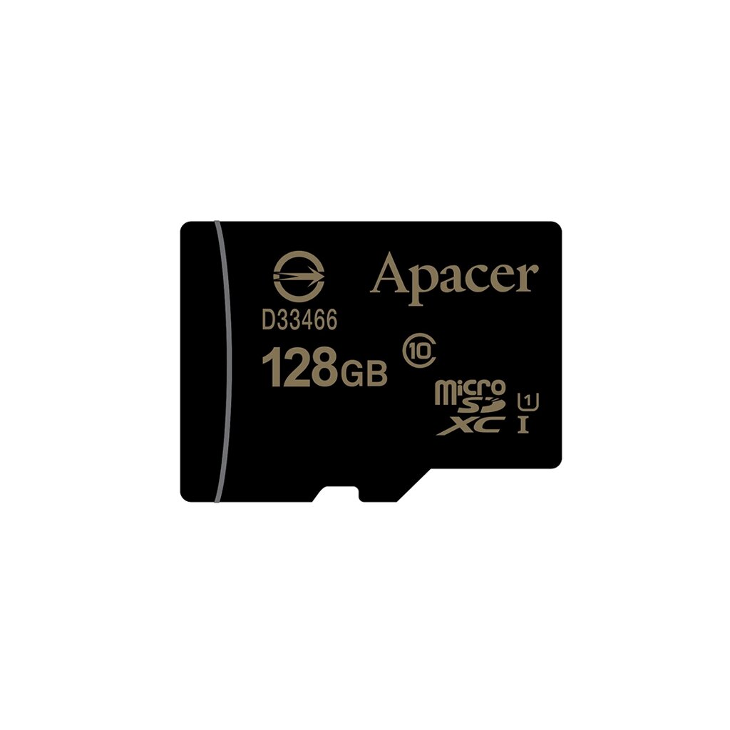 Карта памяти Apacer AP128GMCSX10U1-R 128GB + адаптер от компании turan - фото 1