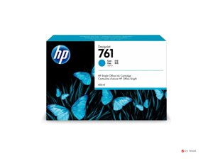 Картридж HP CM994A,761, 400 мл, для HP Designjet T7100(CQ105A), голубой