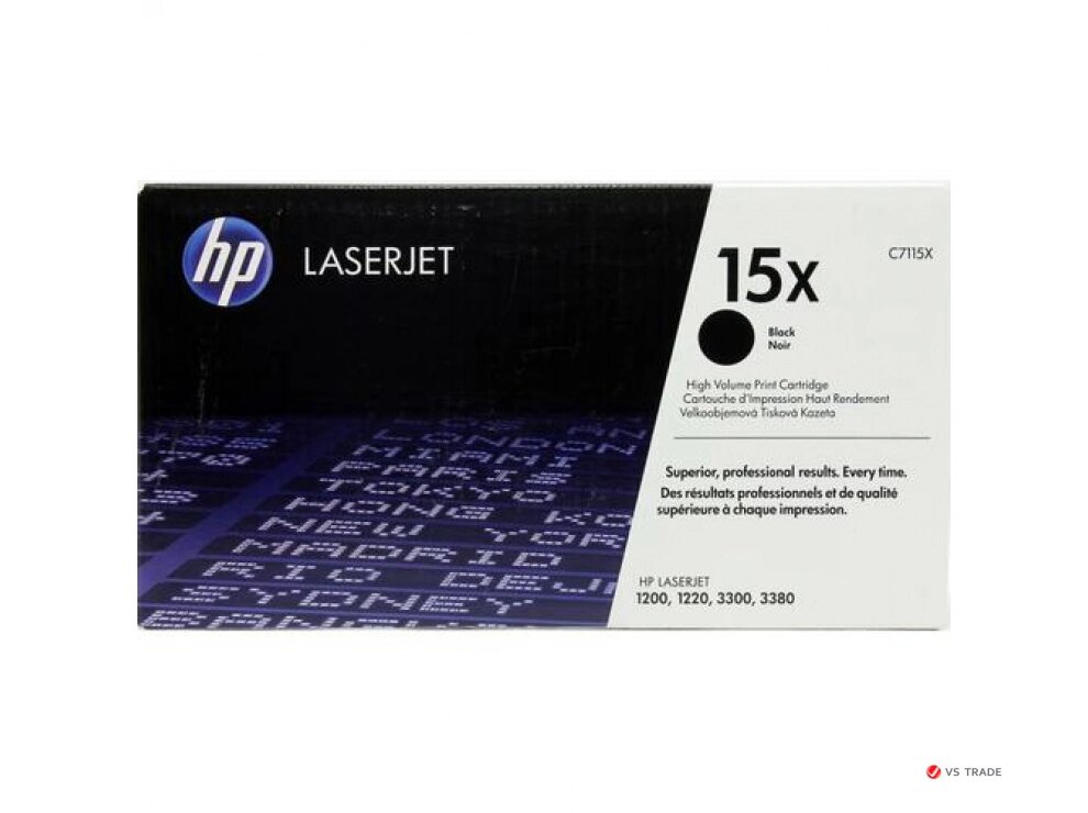 Картридж лазерный HP C7115X, Черный, На 3500 страниц (5% заполнение) для HP LaserJet 1000w/1200/n/1220/33xx mfp от компании turan - фото 1