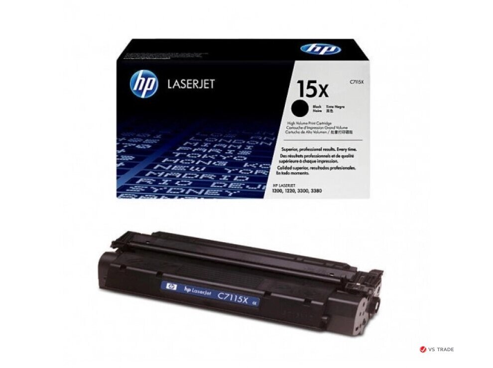 Картридж лазерный HP C7115X, Черный, На 3500 страниц (5% заполнение) для HP LaserJet 1000w/1200/n/1220/33xx mfp от компании turan - фото 1