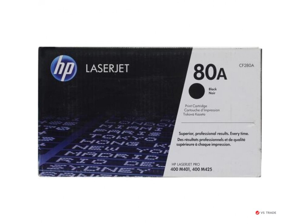 Картридж лазерный HP CF280A для принтеров LaserJet Pro M401, M425, ресурс 2700 стр., черный от компании turan - фото 1