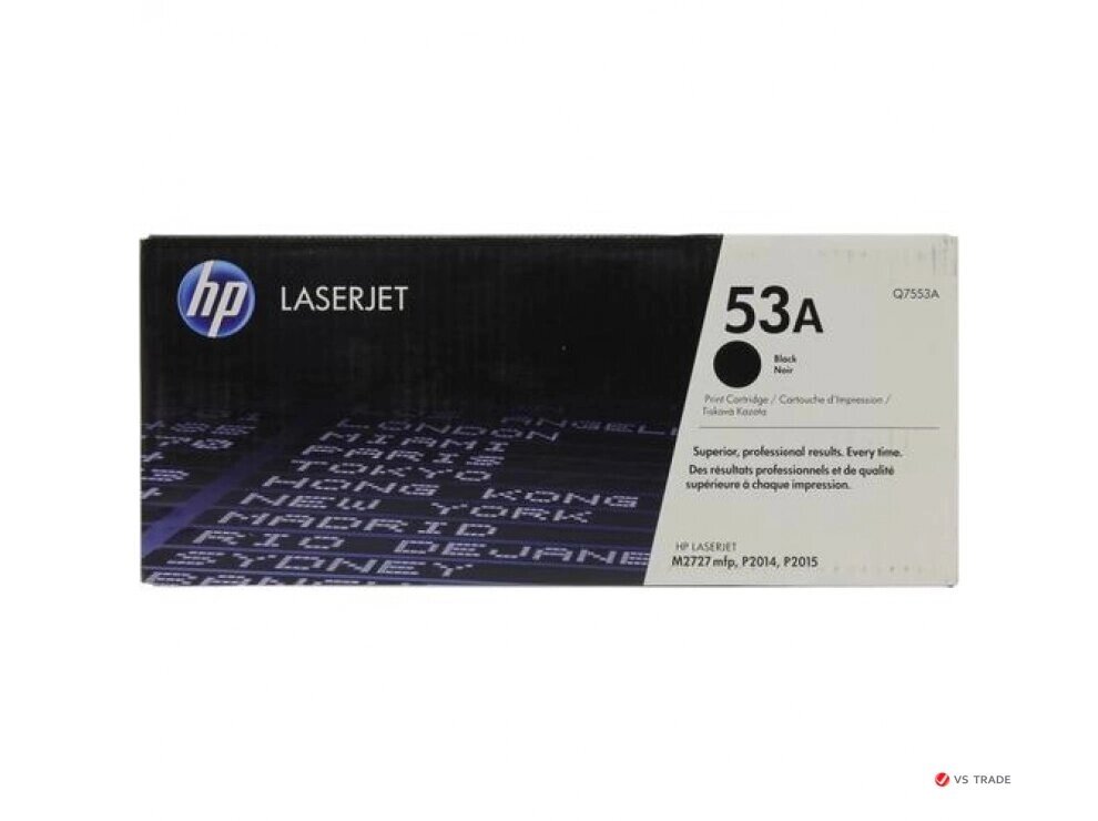 Картридж лазерный HP Q7553A_Z, черный, На 3000 страниц (5% заполнение) для HP LaserJet P2014/P2015 от компании turan - фото 1