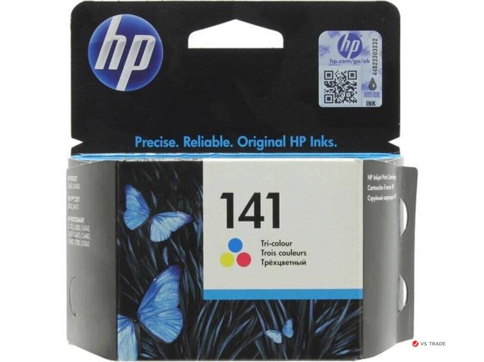 Картридж струйный HP CB337HE №141 Трёхцветный для HP Photosmart C4283/C5283/D5363/PSC 5783/D4263 от компании turan - фото 1