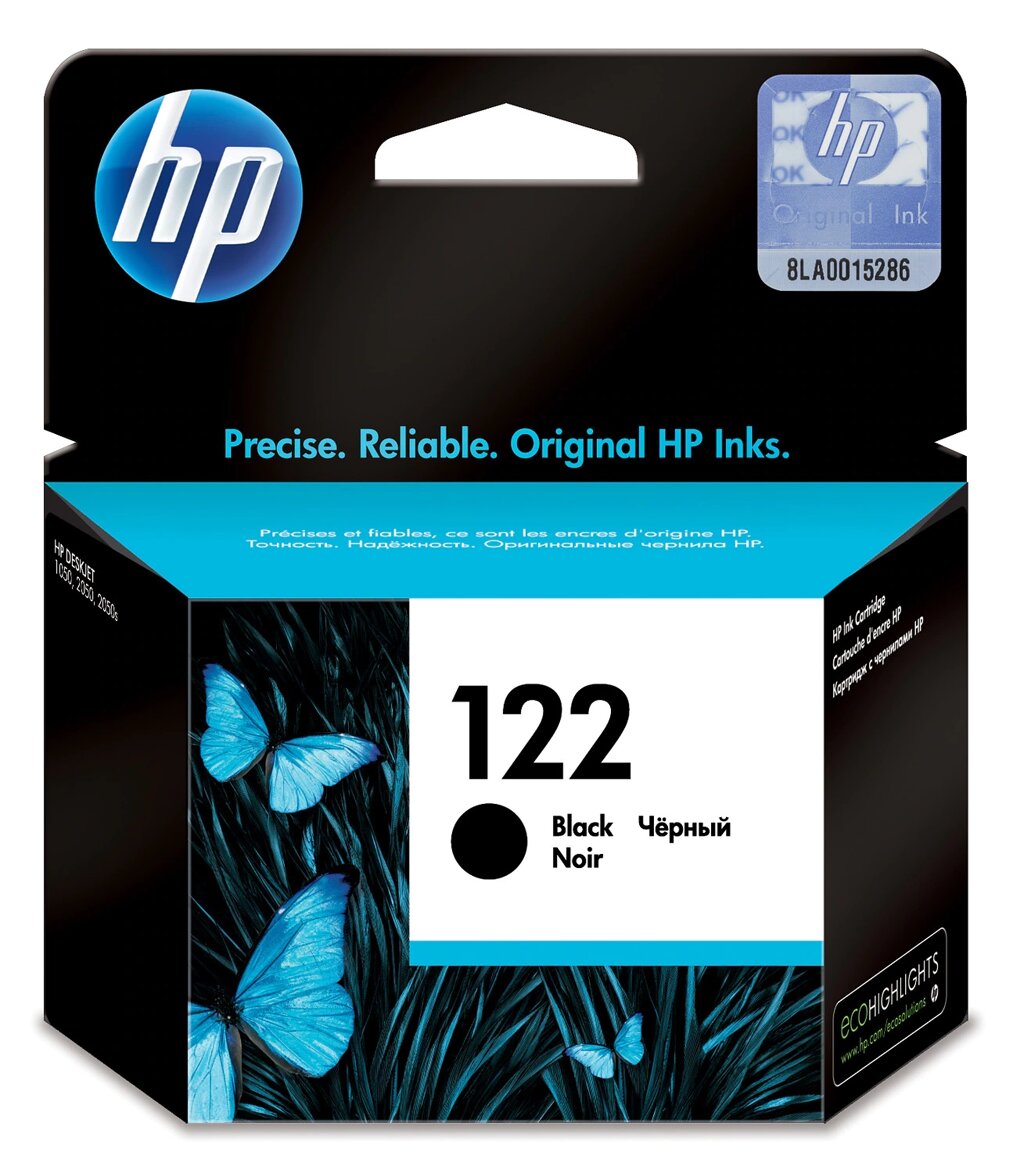 Картридж струйный HP CH561HE Black Ink Cartridge HP 122 for HP Deskjet 1050, HP Deskjet 2050, HP Des от компании turan - фото 1