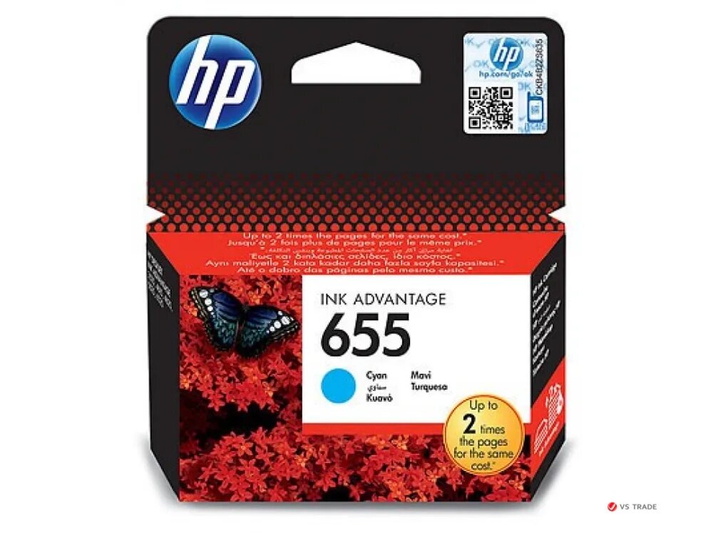 Картридж струйный HP CZ109AE №655, для Deskjet Ink Advantage 3525/4615/4625/5525/6525 e-All-in-One, от компании turan - фото 1