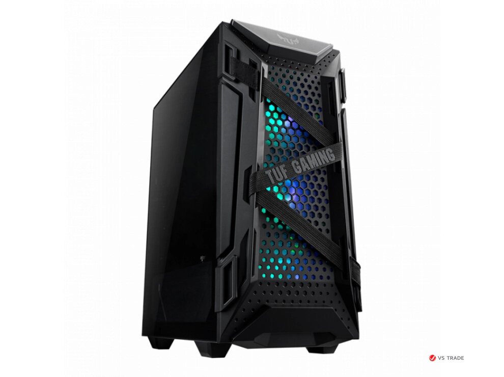 Кейс ASUS TUF Gaming GT301, ATX/micro ATX/Mini ITX, USB 3.1, 3x120mm AURA RGB, без Б/П, Чёрный от компании turan - фото 1