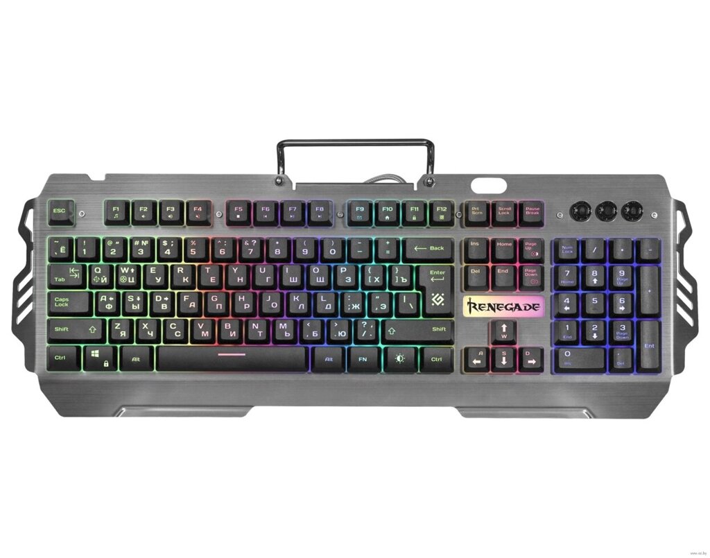 Клавиатура игровая Defender Renegade GK-640DL RU, RGB подсветка, 9 режимов от компании turan - фото 1