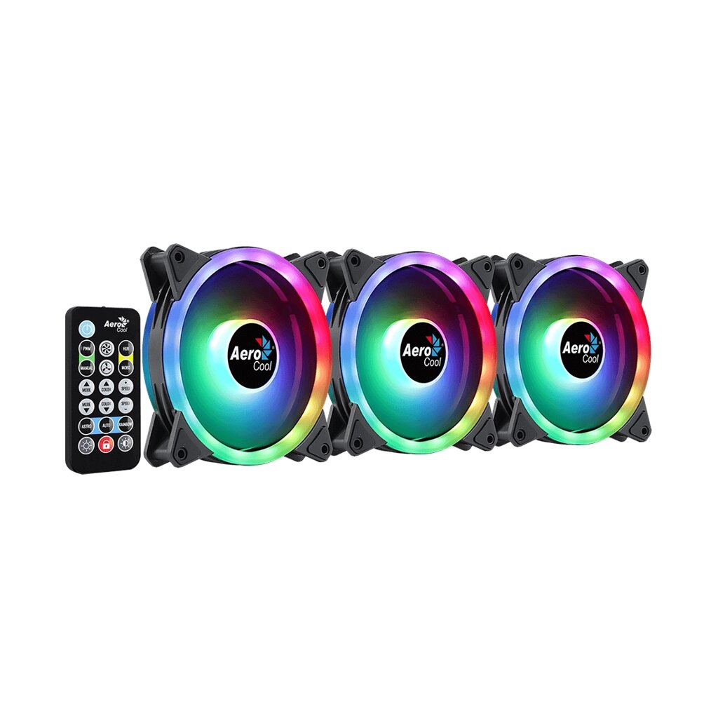 Комплект кулеров для компьютерного корпуса AeroCool Duo 12 Pro - 3 в1 от компании turan - фото 1