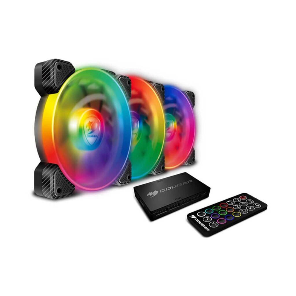 Комплект кулеров для компьютерного корпуса Cougar VORTEX SPB RGB COOLING KIT - 3 в1 от компании turan - фото 1