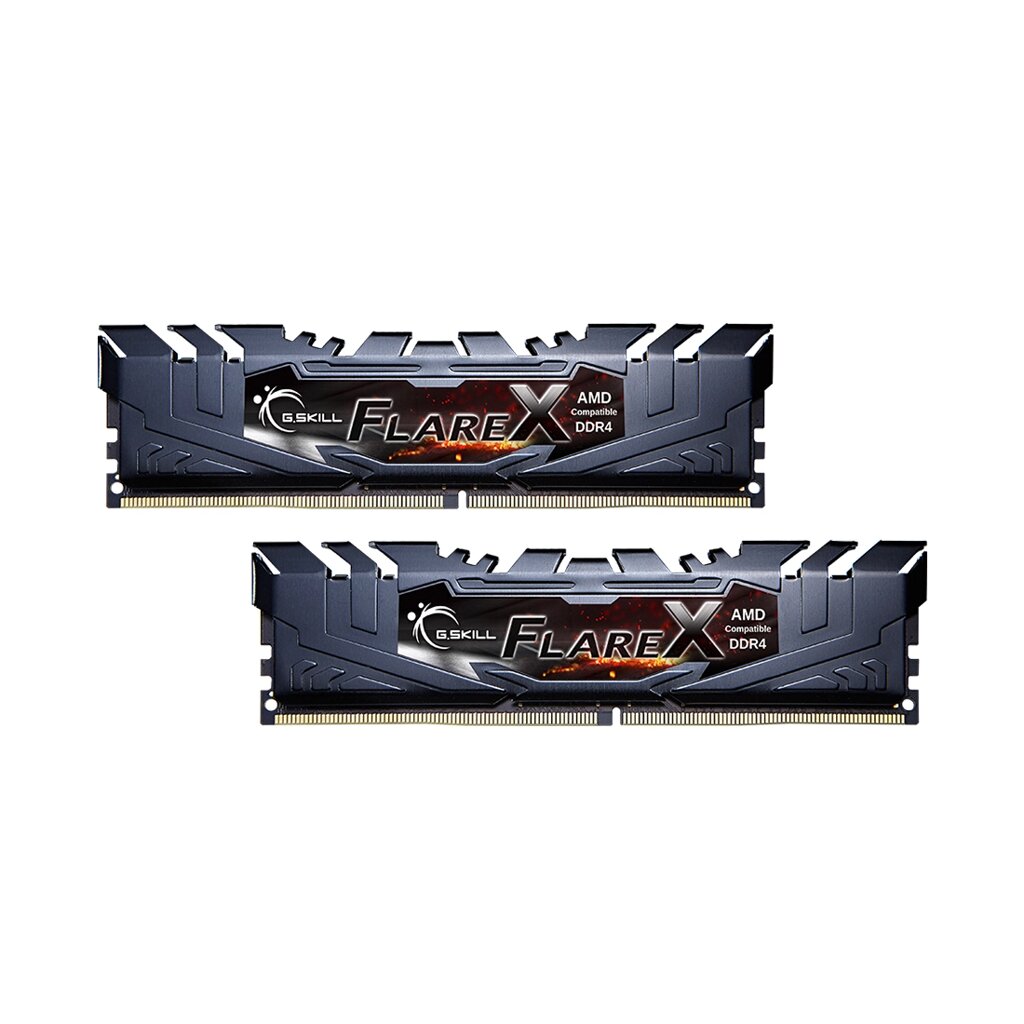 Комплект модулей памяти G. SKILL FlareX F4-3200C16D-16GFX DDR4 16GB (Kit 2x8GB) 3200MHz от компании turan - фото 1