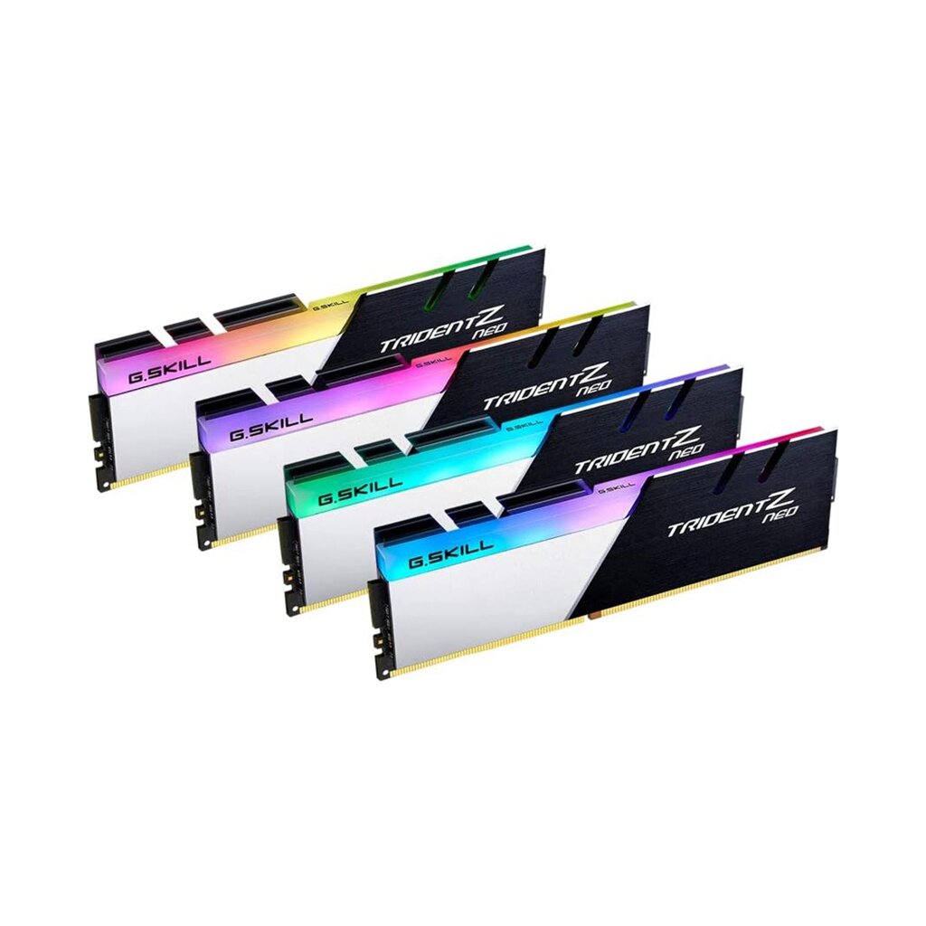 Комплект модулей памяти G. SKILL Trident Z Neo F4-3200C16Q-128GTZN DDR4 128GB (Kit 4x32GB) 3200MHz от компании turan - фото 1