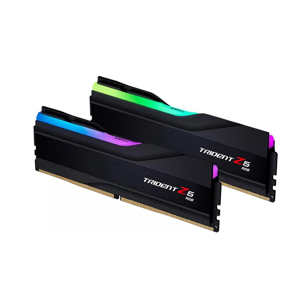 Комплект модулей памяти G. Skill Trident Z5 RGB F5-8000J4048F24GX2-TZ5RK DDR5 48GB (Kit 2x24GB) 8000M от компании turan - фото 1